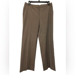 Michael Kors Tan pinstriped pants size 8